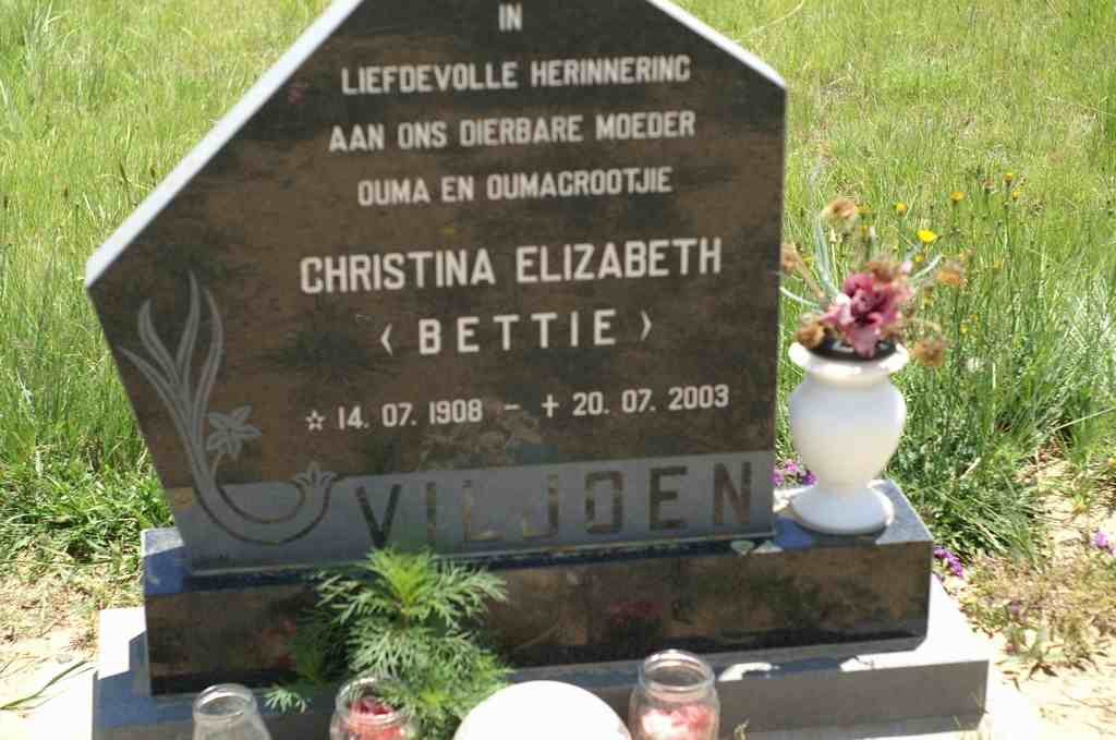 VILJOEN Christina Elizabeth 1908-2003