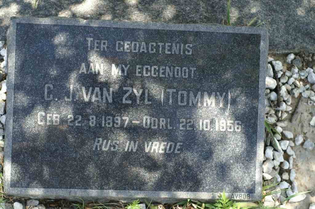 ZYL C.J., van 1897-1956