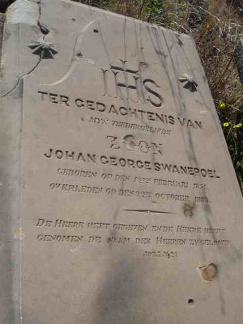 SWANEPOEL Johan George 1851-1885
