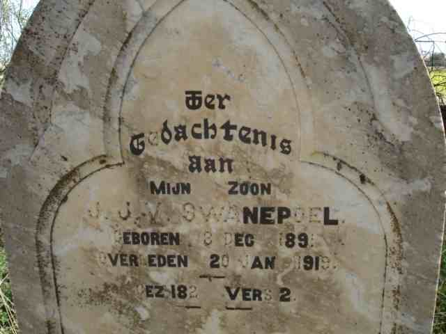 SWANEPOEL J.J.V. 1891-1919
