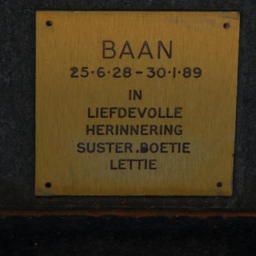 ? Baan 1928-1989