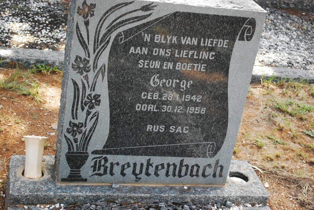 BREYTENBACH George 1942-1958
