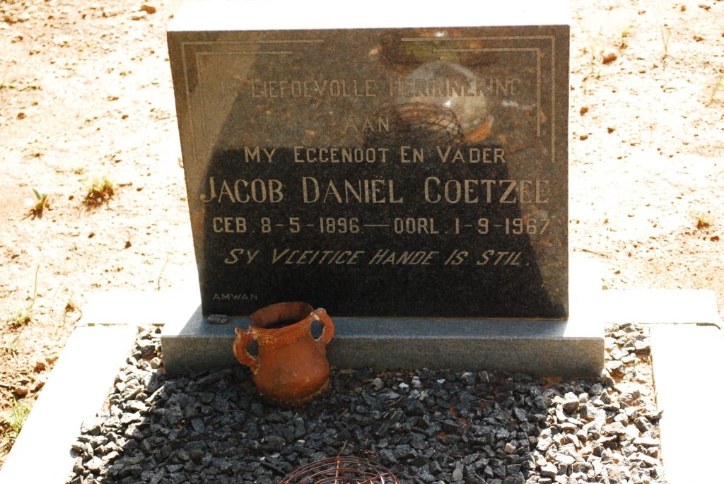 COETZEE Jacob Daniel 1896-1967
