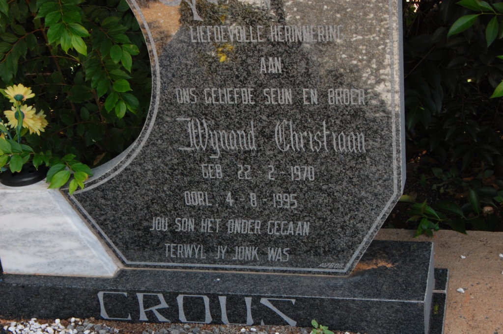 CROUS Wynand Christiaan 1970-1995