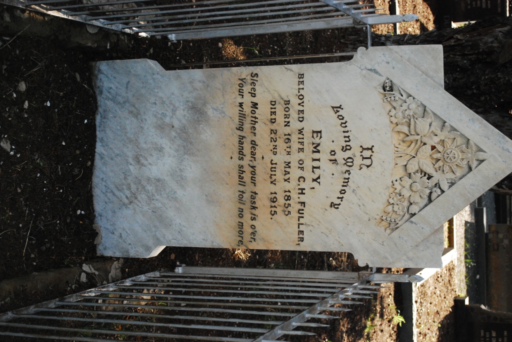 FULLER Emily 1855-1915