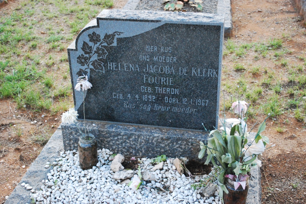 FOURIE Helena Jacoba de Klerk nee THERON 1892-1967