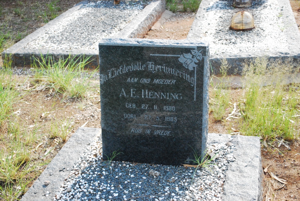 HENNING A.F. 1880-1965