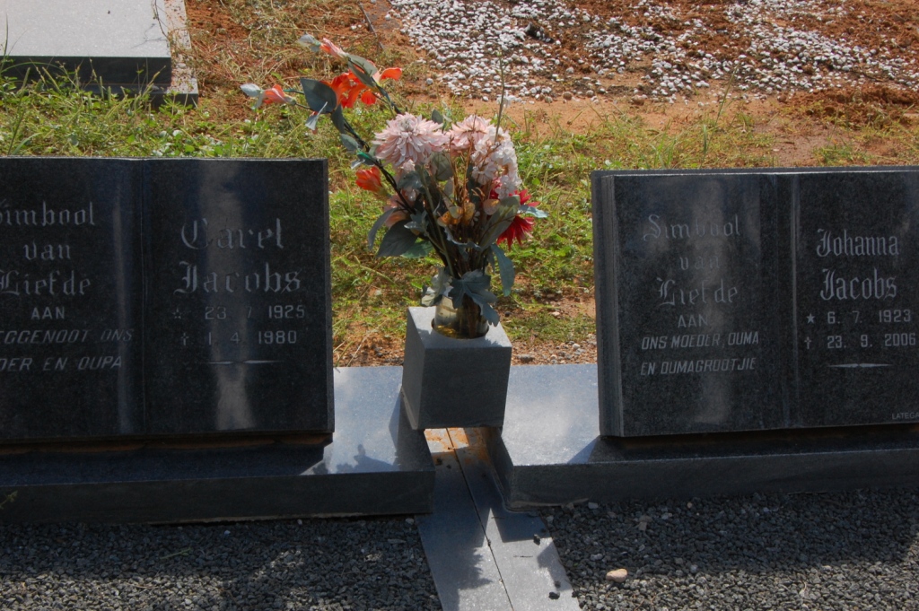 JACOBS Carel 192?-1980 &amp; Johanna 1923-2006