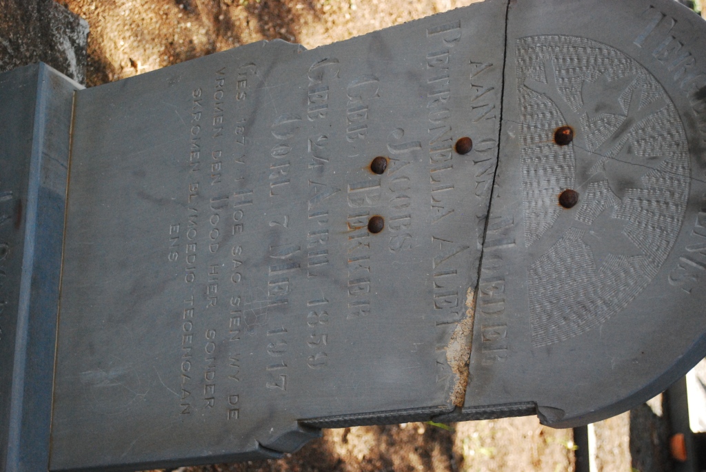 JACOBS Petronella Aletta nee BEKKER 1859-1917