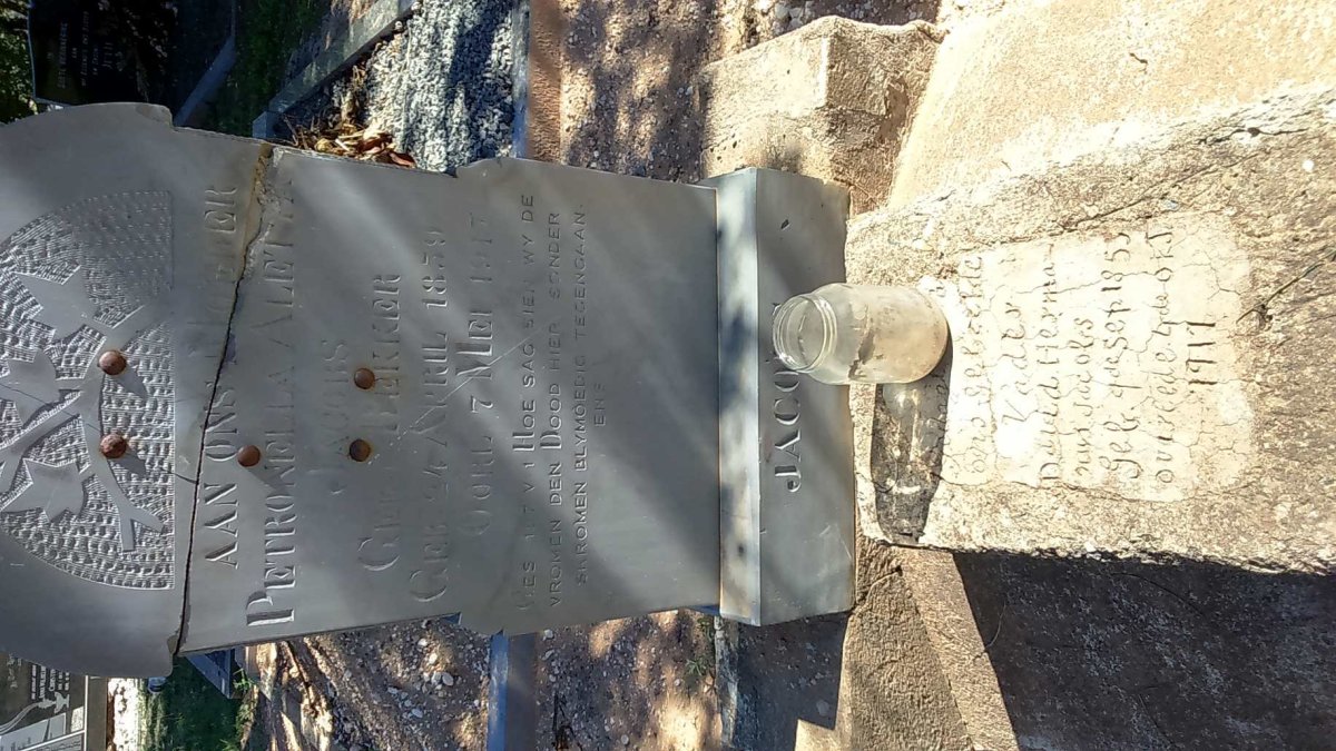 JACOBS David Hermanus 1855-1917 &amp; Petronella Aletta BEKKER 1859-1917