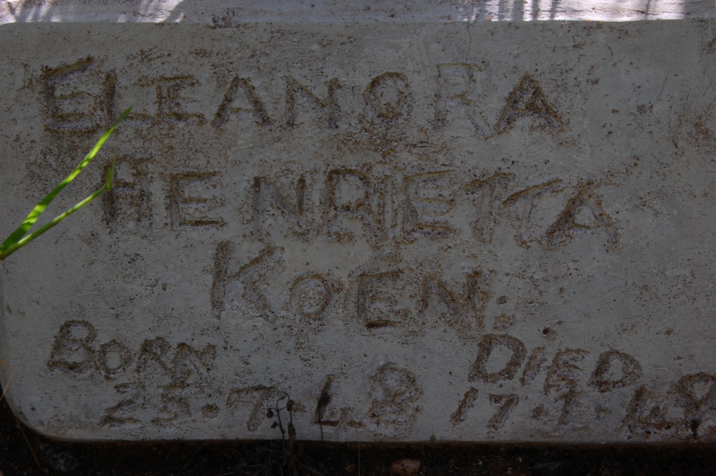 KOEN Eleanora Henrietta 1948-
