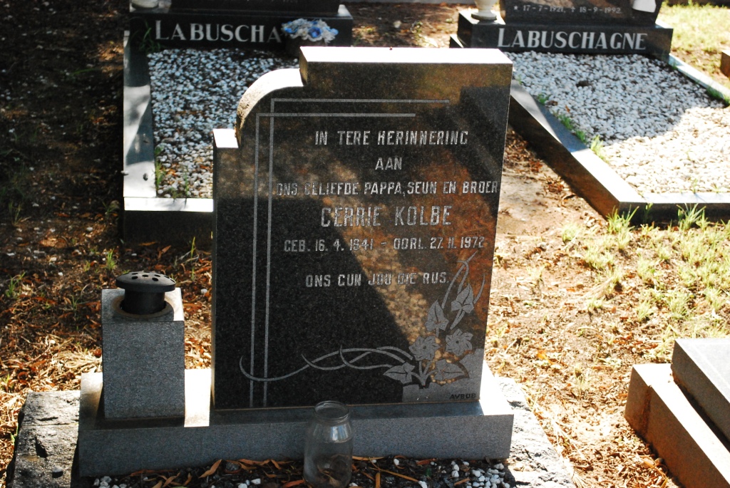 KOLBE Gerrie 1941-1972