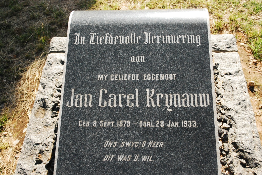 KRYNAUW Jan Carel 1879-1933
