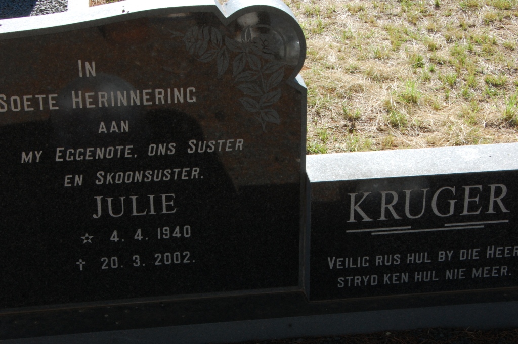KRUGER Julie 1940-2002