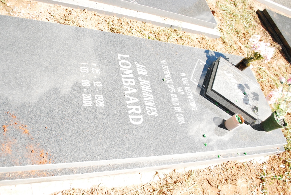 LOMBAARD Jan Johannes 1928-2001