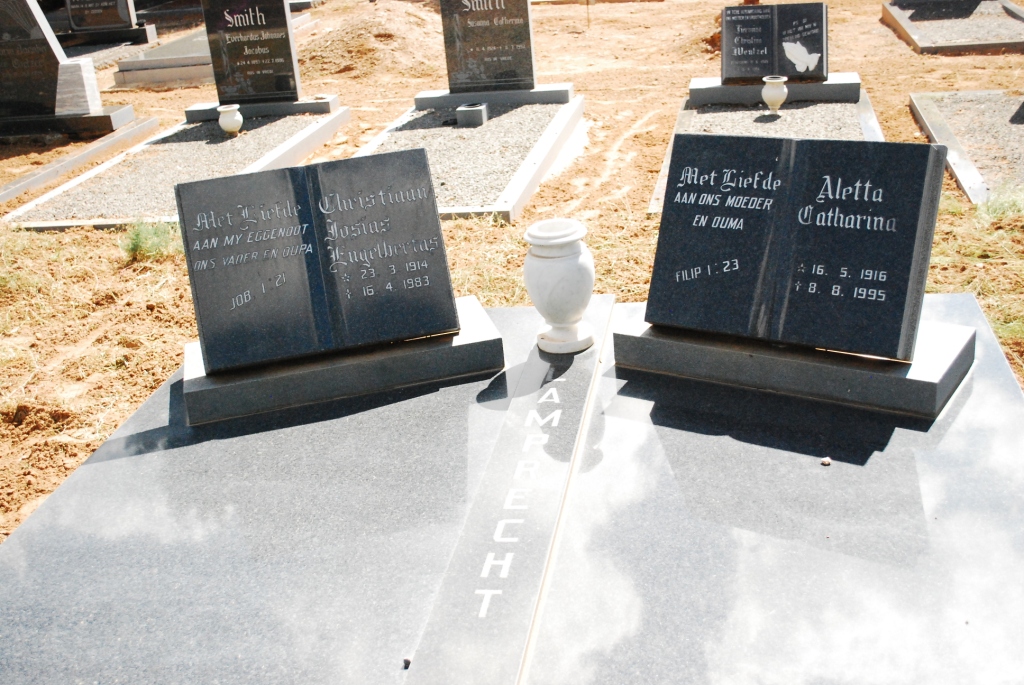 LAMPRECHT Christiaan Josias Engelbertus 1914-1983 &amp; Aletta Catharina 1916-1995