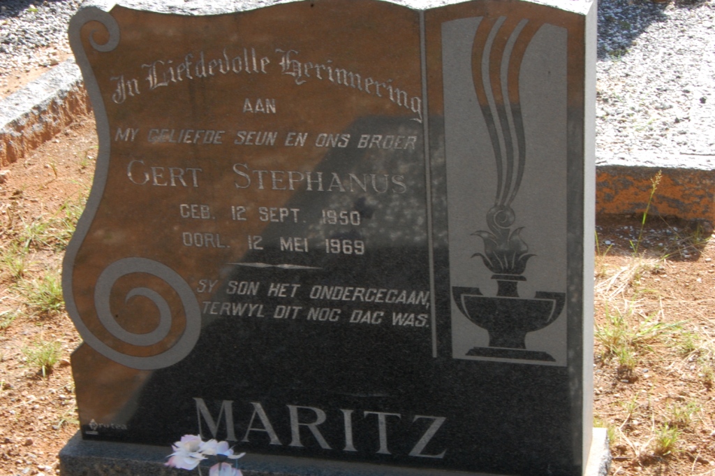 MARITZ Gert Stephanus 1950-1969