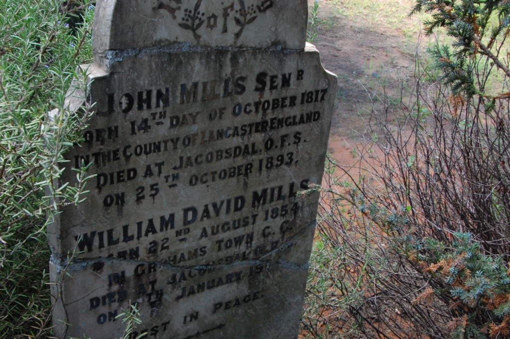 MILLS John 1817-1893 :: MILLS William David 1854-