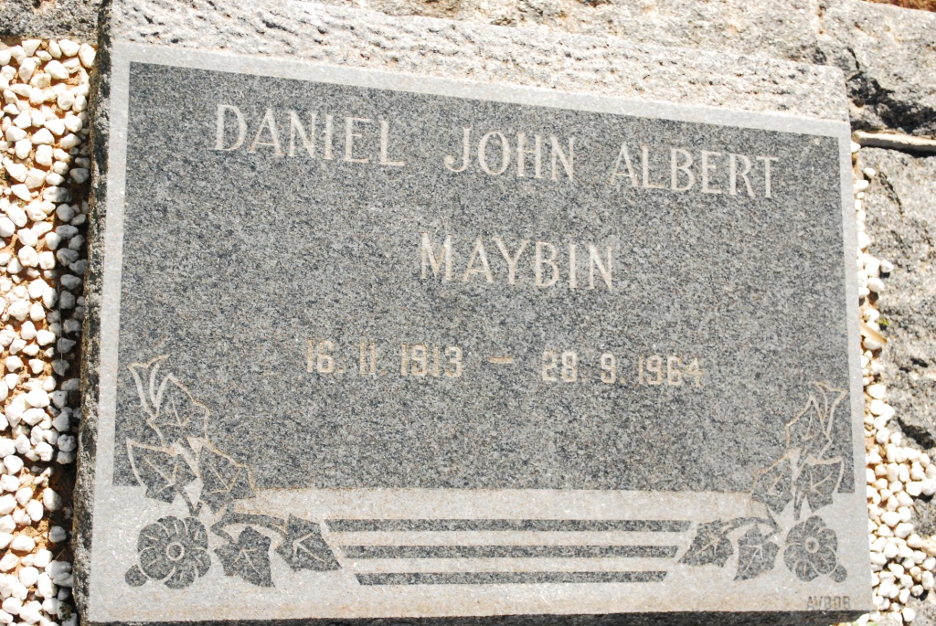 MAYBIN Daniel John Albert 1913-1964