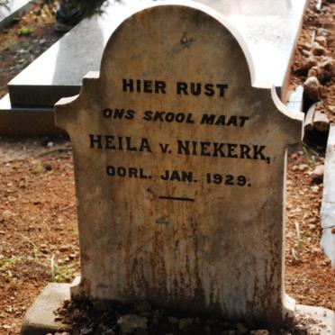 NIEKERK Heila, van -1929