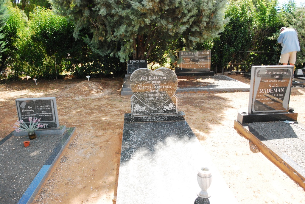 NIEKERK Aletta Dorothea, van 1925-1990