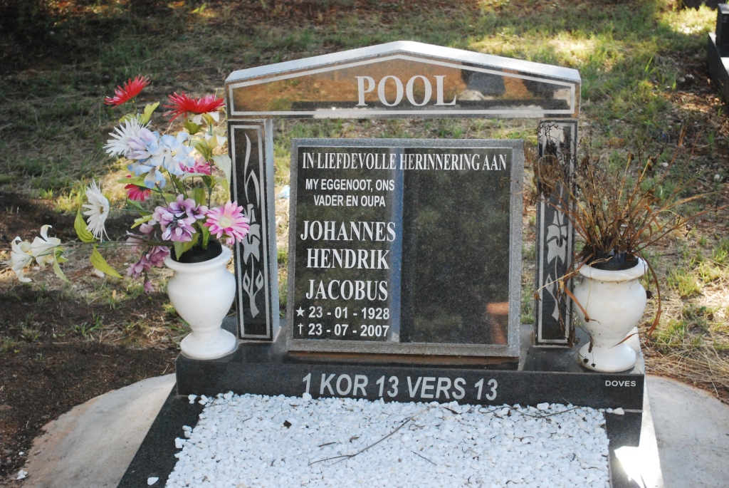 POOL Johannes Hendrik Jacobus 1928-2007