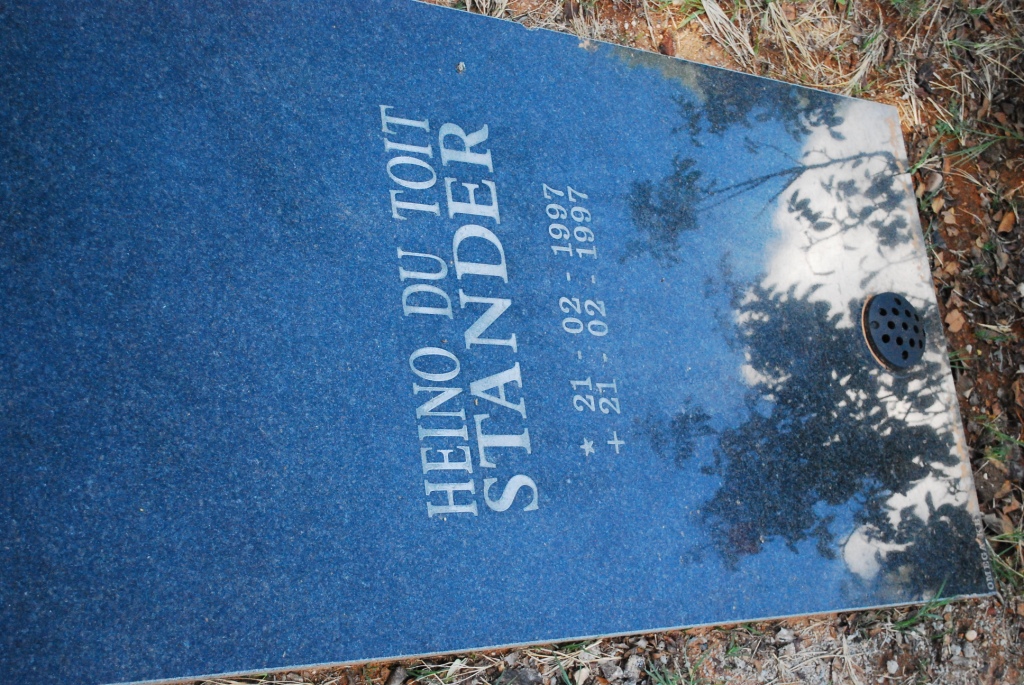 STANDER Heino du Toit 1997-1997