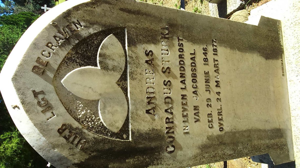 STUCKI Andreas Conradus 1846-1877