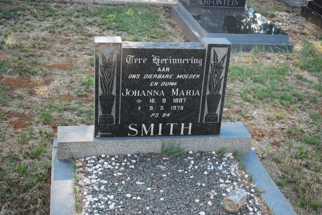 SMITH Johanna Maria 1887-1975