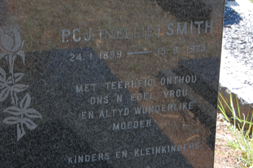 SMITH P.C.J. 1899-1973