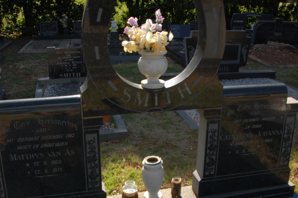 SMITH Matthys van As 1905-1972 &amp; Catharina Johanna SWIEGERS 1903-2002