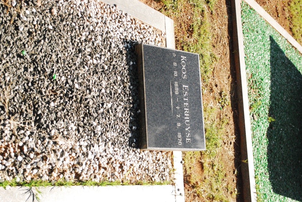 ESTERHUYSE Koos 1888-1970