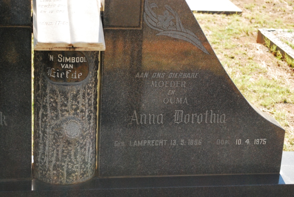 SMITH Anna Dorothia nee LAMPRECHT 1896-1975