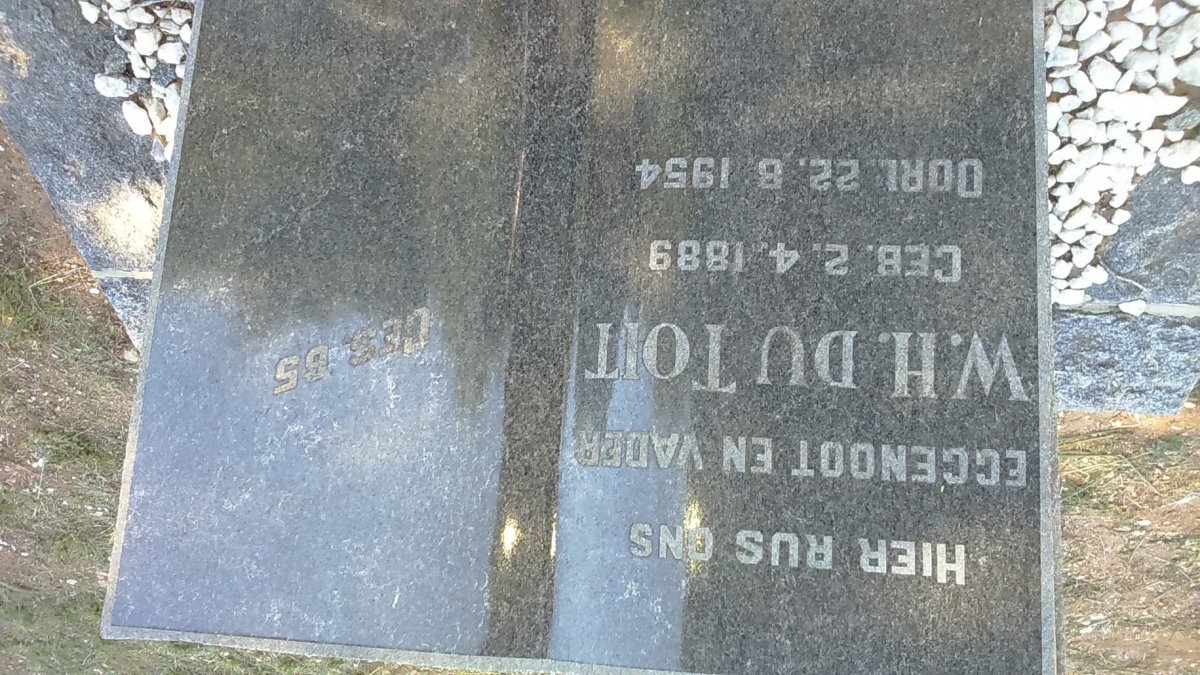 TOIT W.H., du 1889-1954