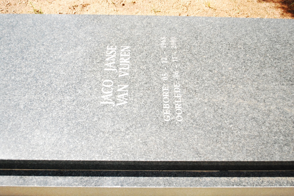 VUUREN Jaco, Janse van 1968-2000