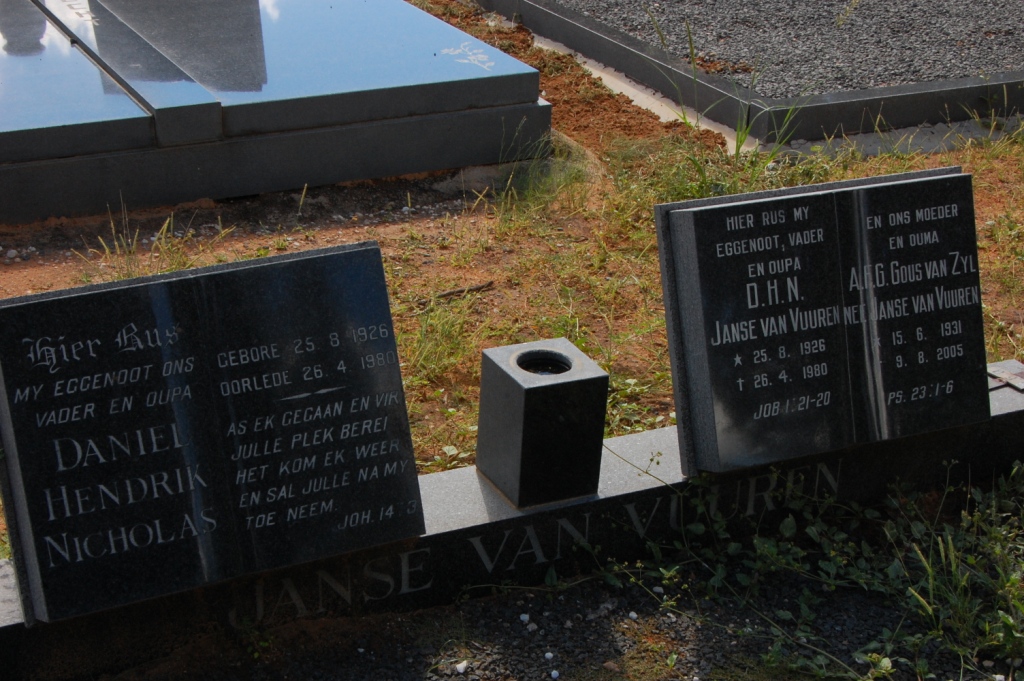 VUUREN, Janse van :: VAN ZYL