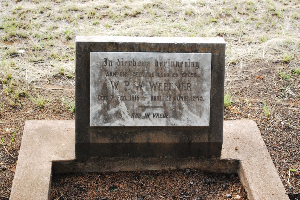 WEPENER W.P.W. 1915-1945