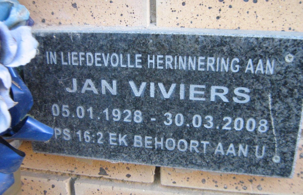 VIVIERS Jan 1928-2008