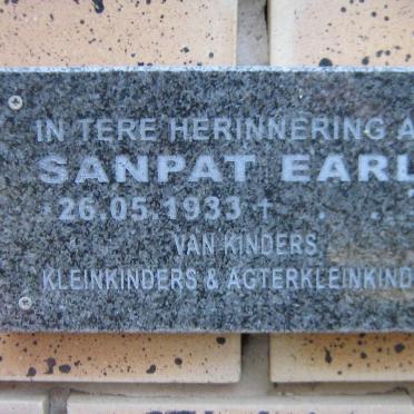 EARLE Sanpat 1933-