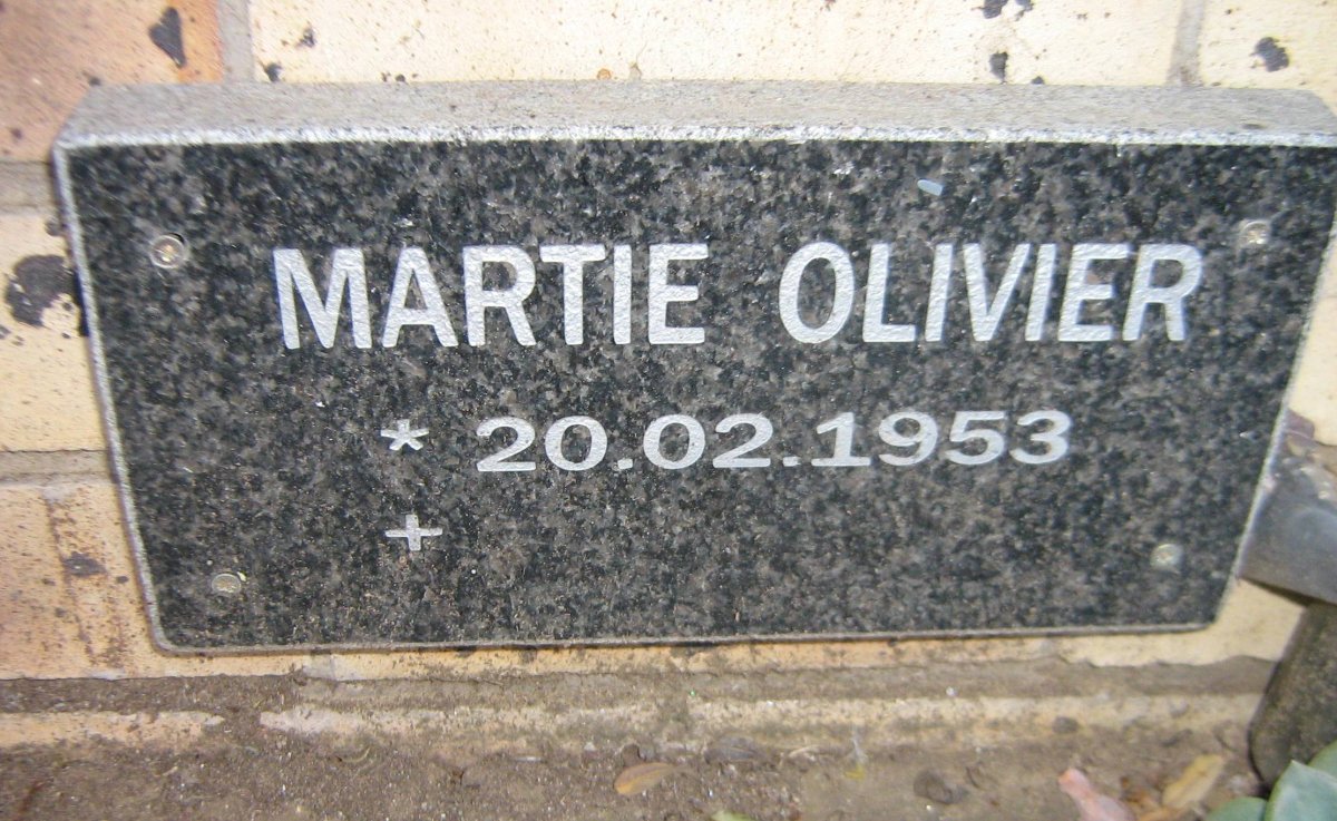 OLIVIER Martie 1953-