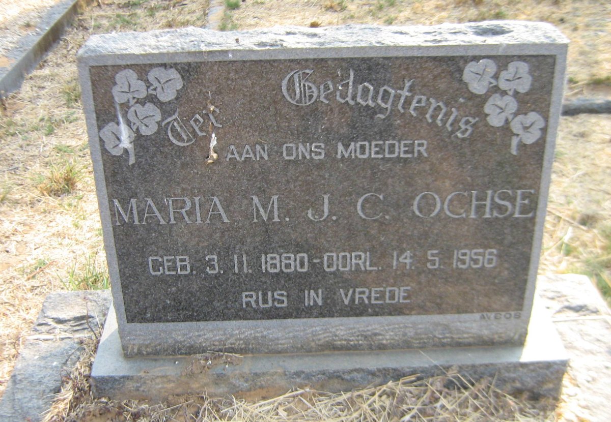 OCHSE Maria M.J.C. 1880-1956