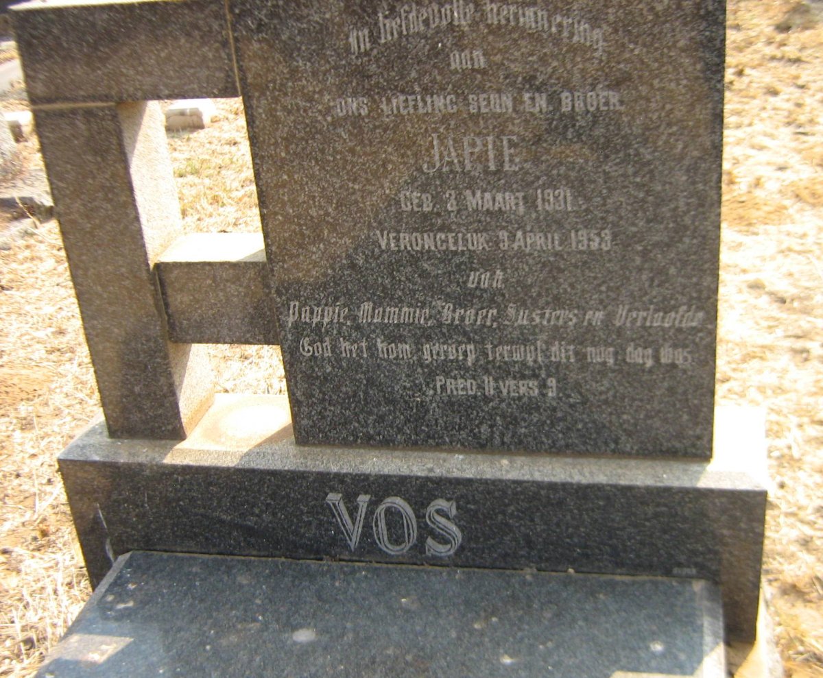 VOS Japie 1931-1953