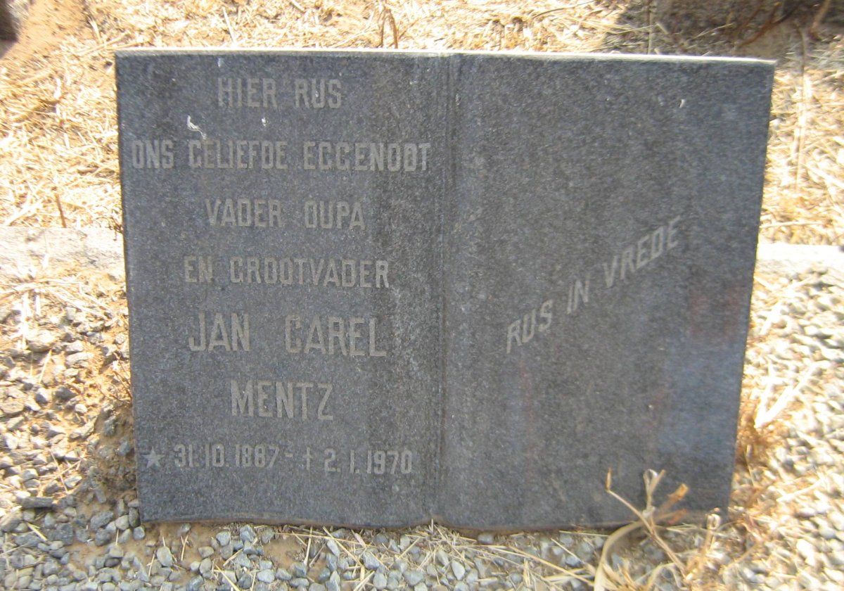MENTZ Jan Carel 1887-1970