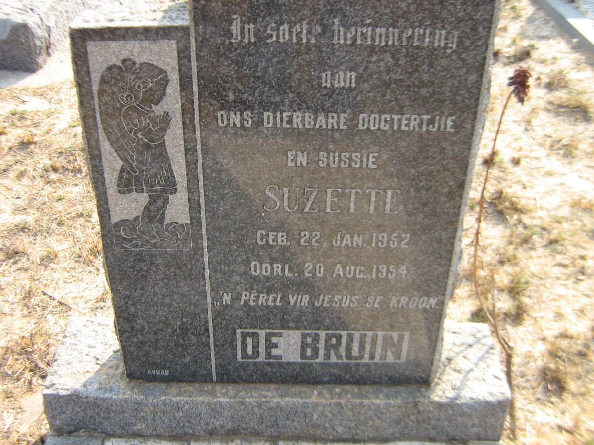 BRUIN Suzette, de 1952-1954