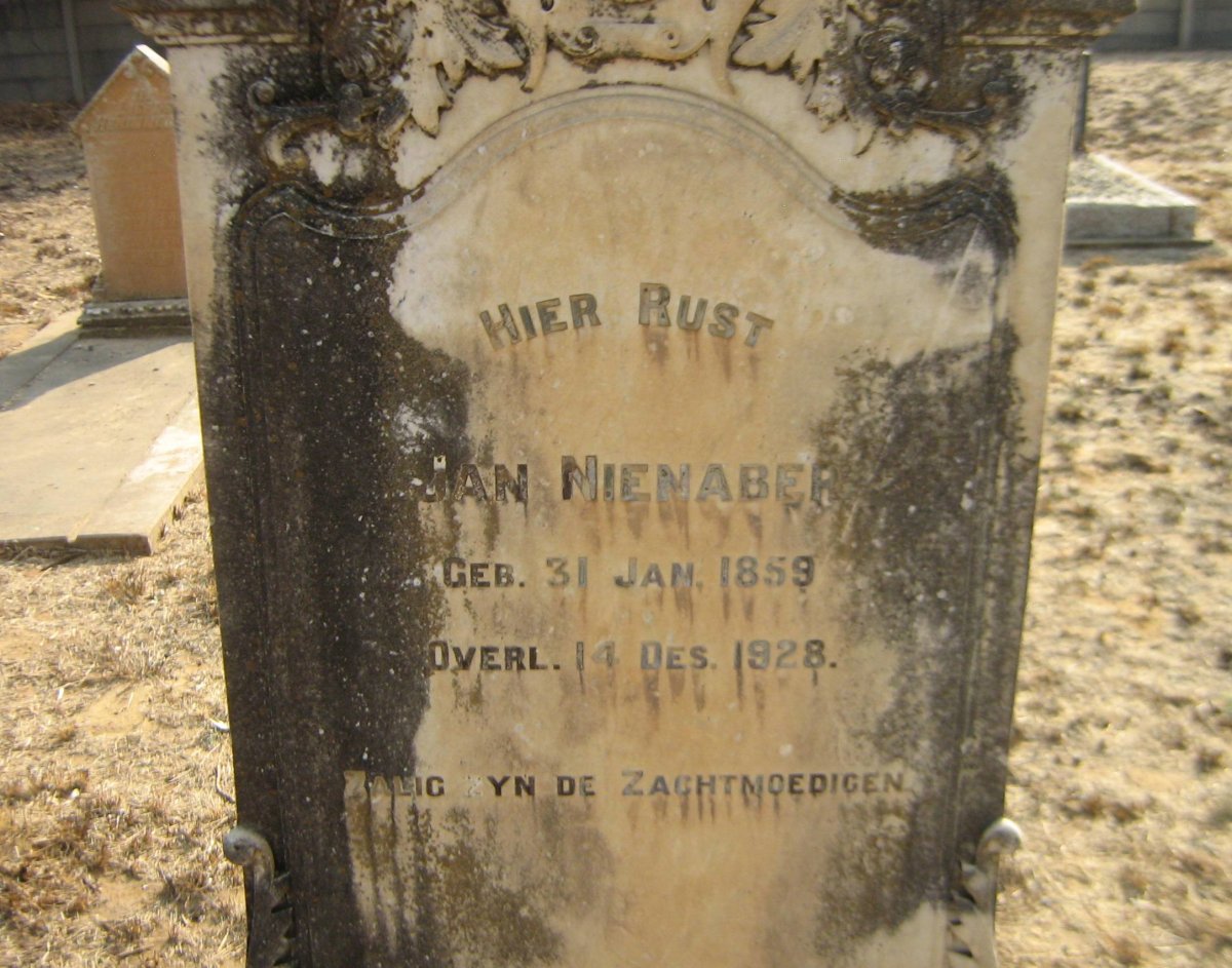 NIENABER Jan 1959-1928