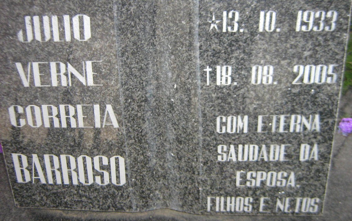 BARROSO Julio Verne Correia 1933-2005