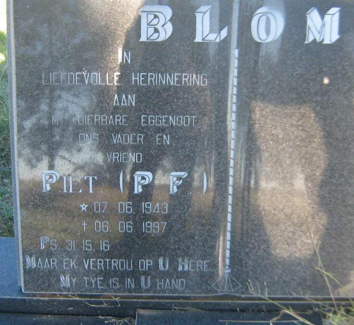 BLOM P.F. 1943-1997