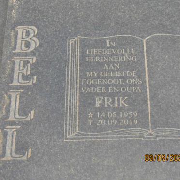 BELL Frik 1959-2019
