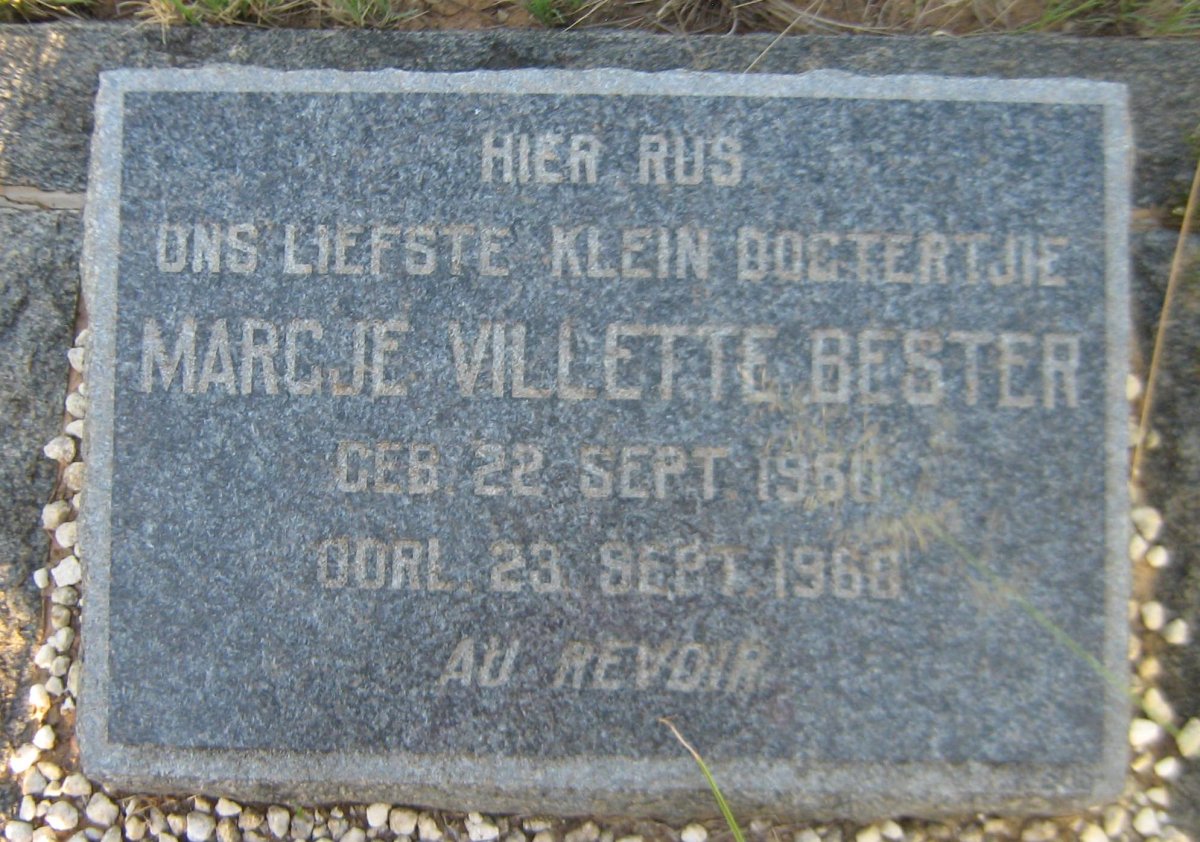BESTER Margje Villette 1960-1968