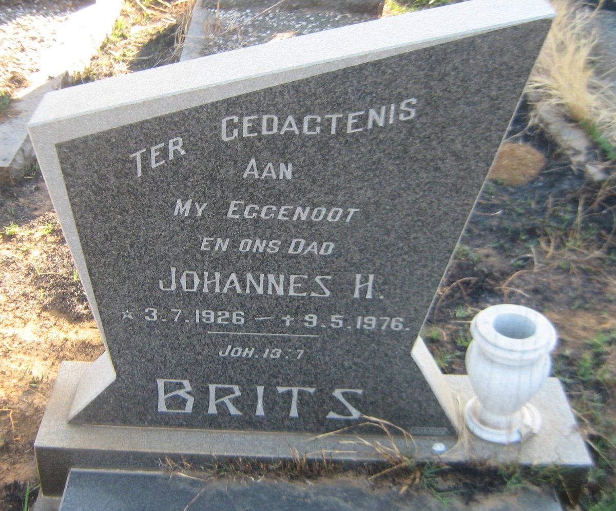 BRITS Johannes H. 1926-1976